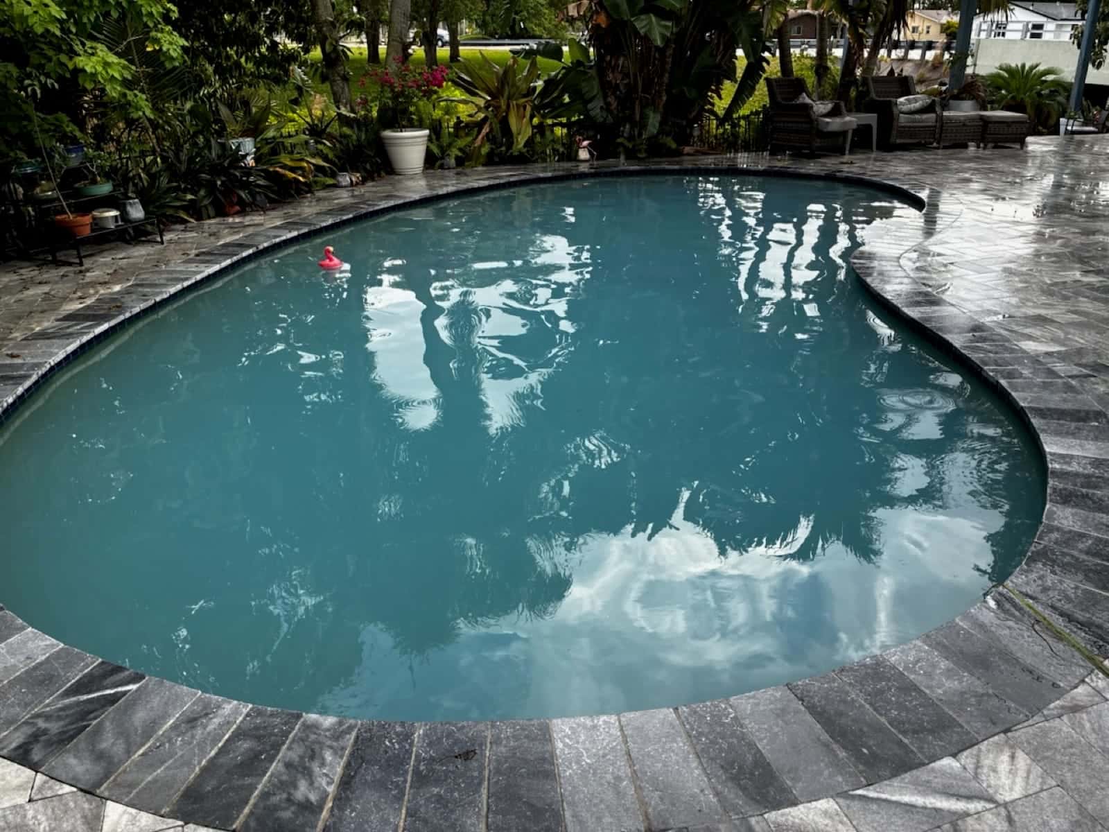 After — Boca West, full tile + coping