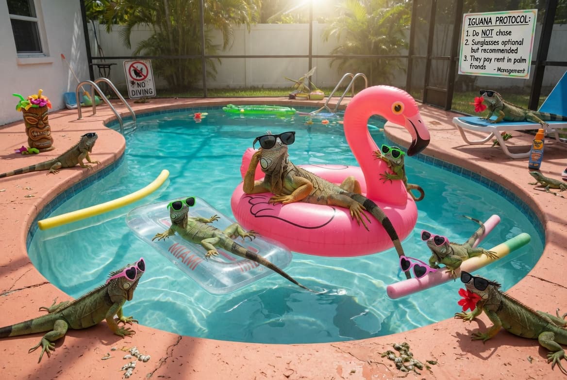 Iguana Droppings in Your Pool: A South Florida Reality Check (and the Protocol)