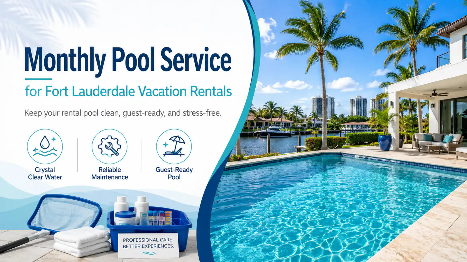 Monthly Pool Service for Fort Lauderdale Vacation Rentals: What's Included, What It Costs (2026)