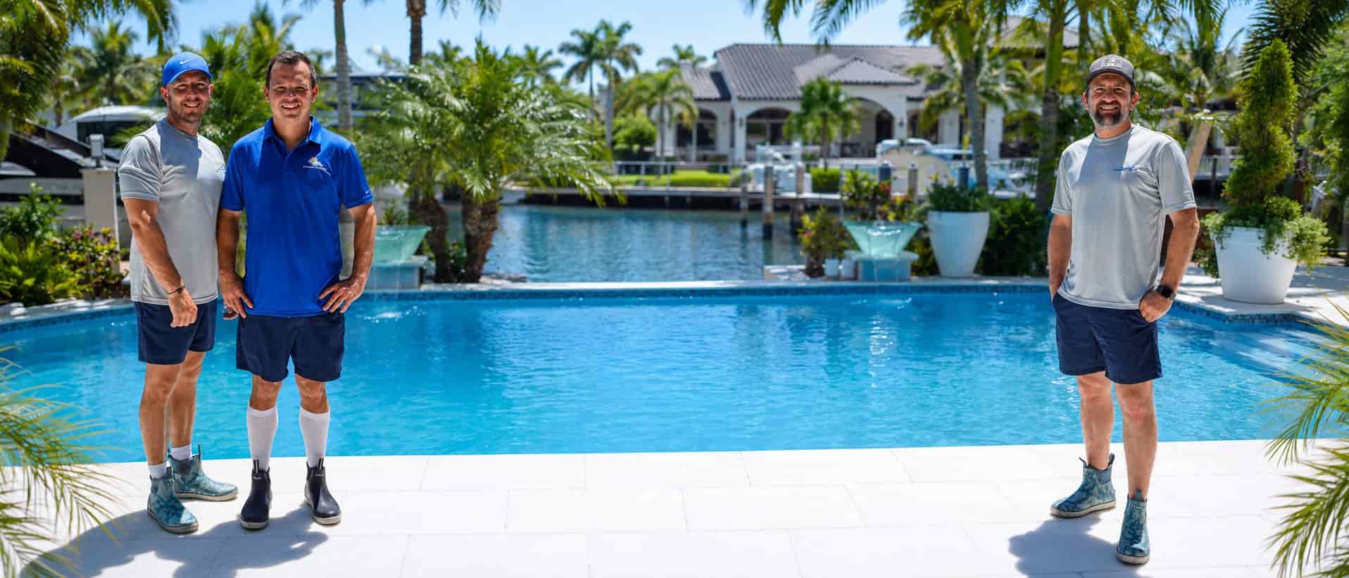 Weekly pool service in Boca Raton, FL