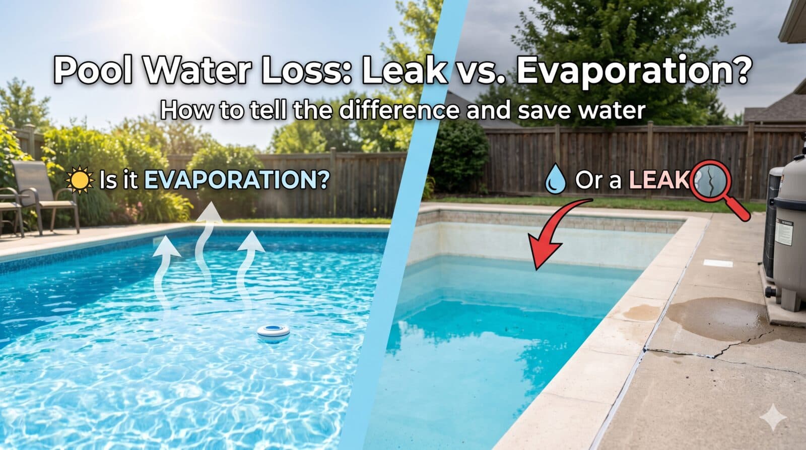 Pool Losing Water in South Florida? Leak vs. Evaporation — The 24-Hour Bucket Test, Real 2026 Repair Costs & When to Call a Pro
