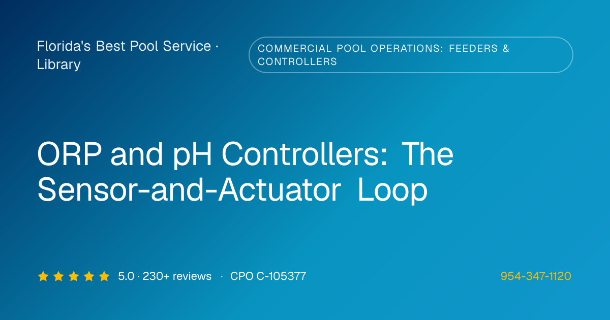 ORP and pH Controllers | Florida's Best Pool Service